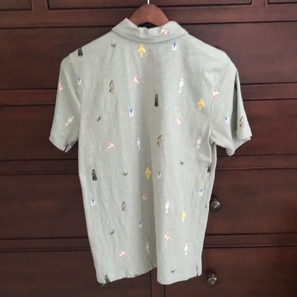 Gap Star Wars short sleeve collared top boys XXL - Picture 2 of 11